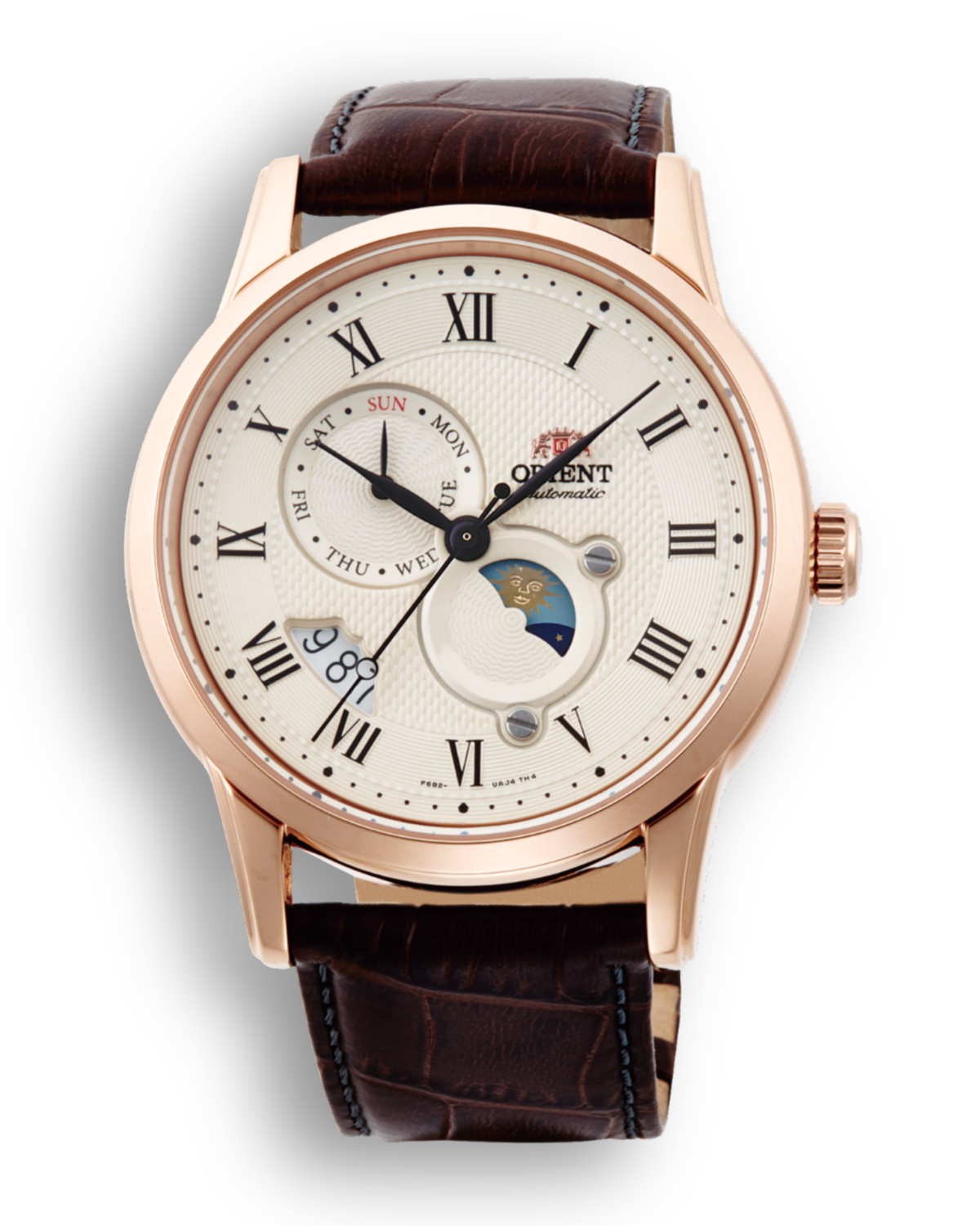 Orient Sun and Moon Rose Gold Erkek Saati