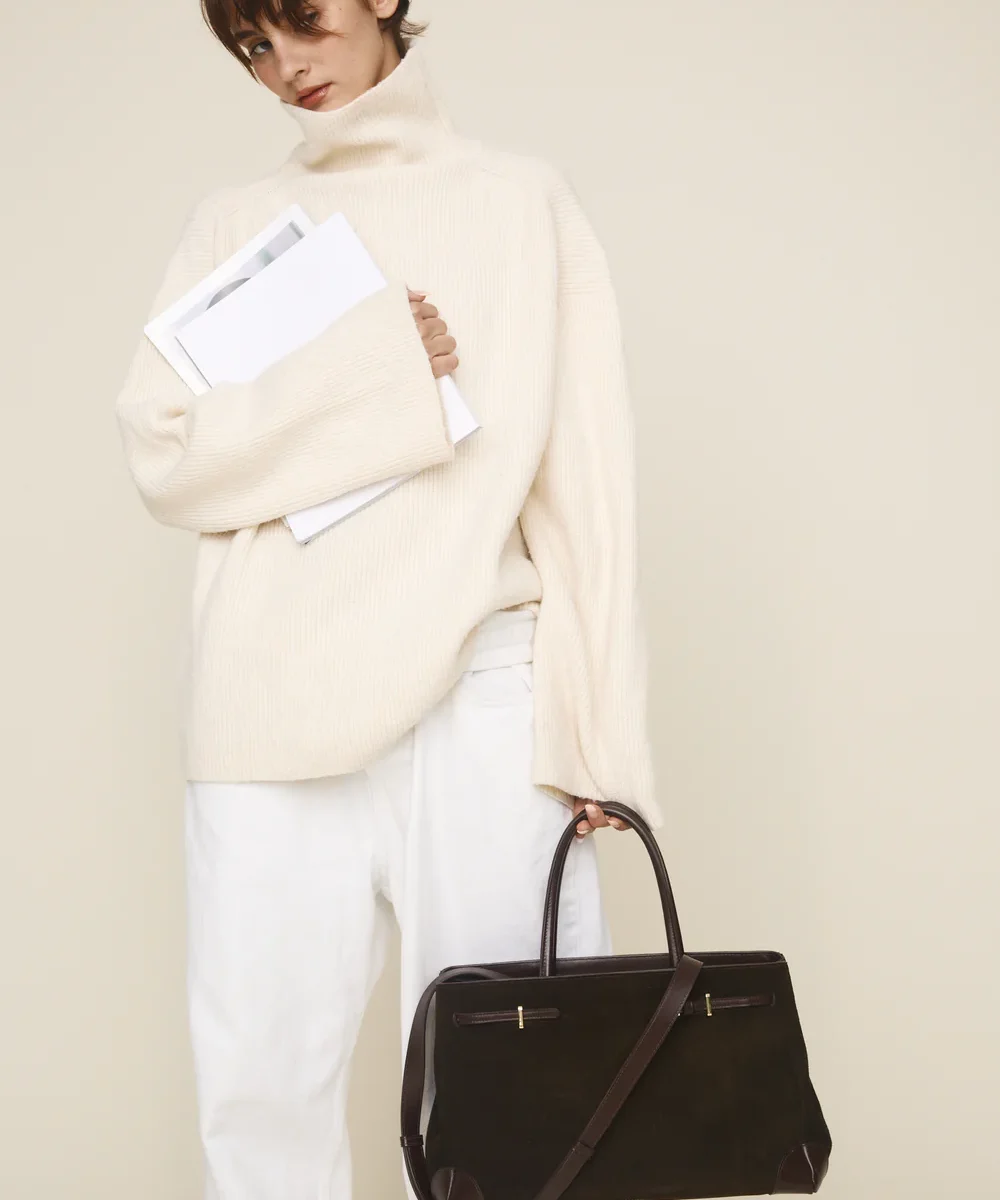 Alternative view of VERAFIED Leather Book Tote Bag 33 - %100 Hakiki Deri