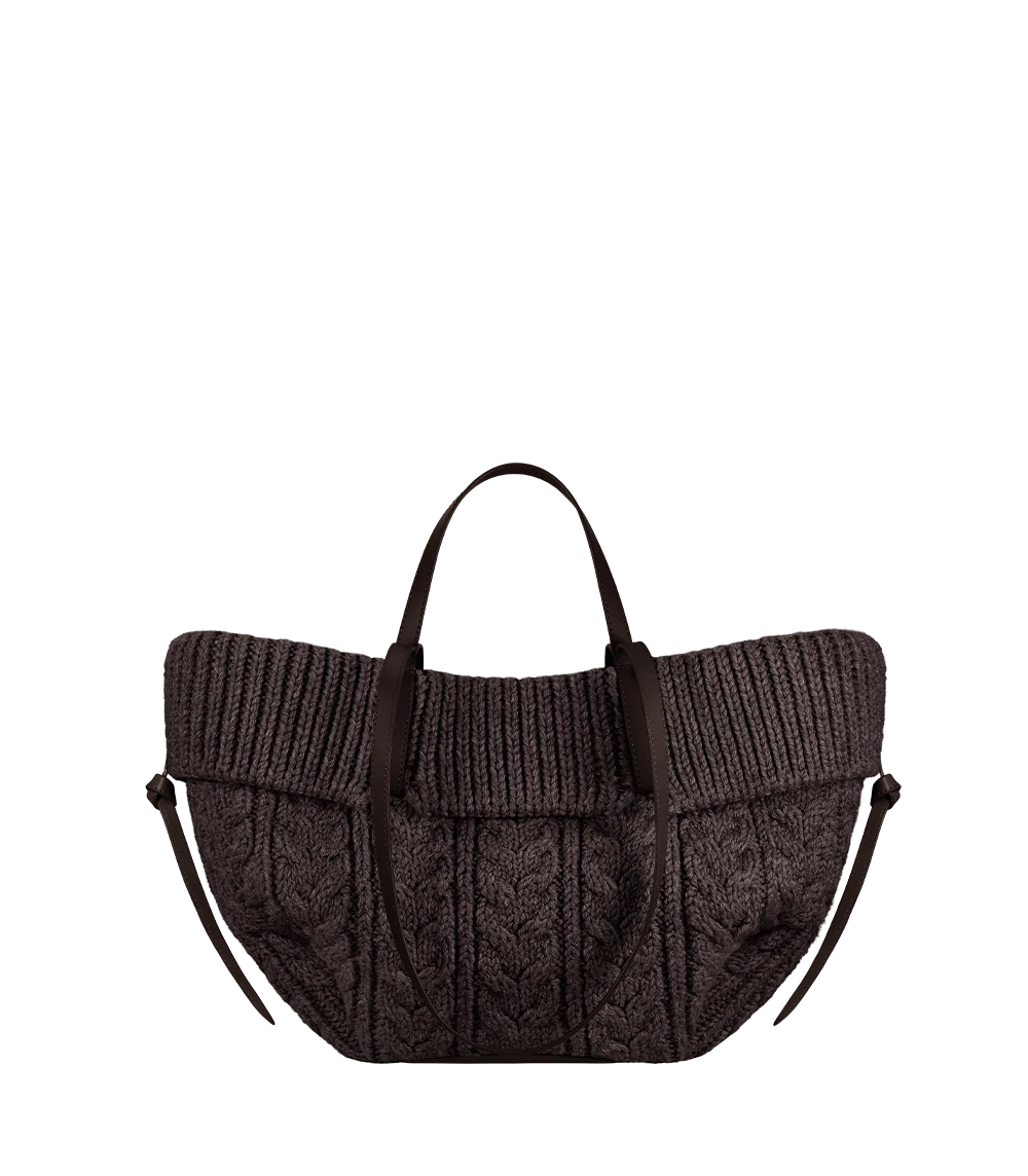 Polène Cyme Mini Edition Merino Ebony Çanta