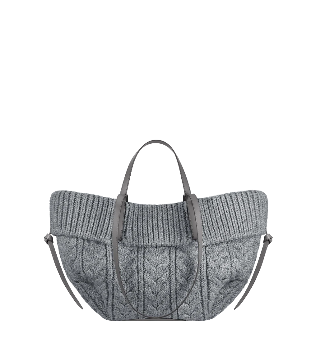 Polène Cyme Mini Edition Merino Stone Çanta