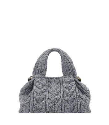 Polène Numéro Neuf Mini Edition Merino Stone Çanta