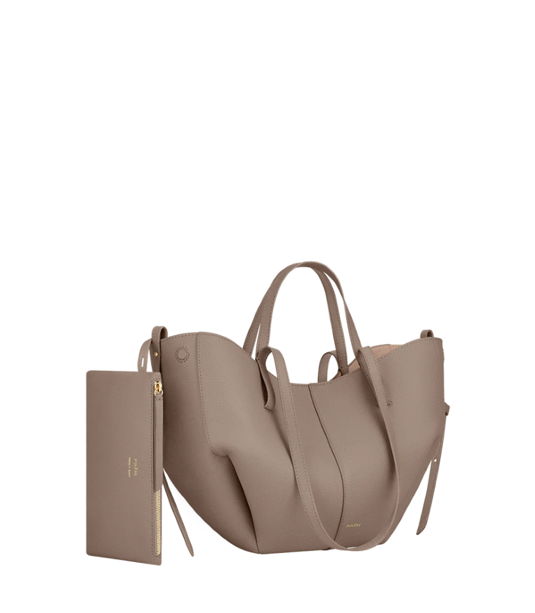 Alternative view of Polène Cyme Mini Edition Textured Taupe