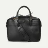 Bleu de Chauffe Folder Business Bag Siyah Deri Evrak Çantası