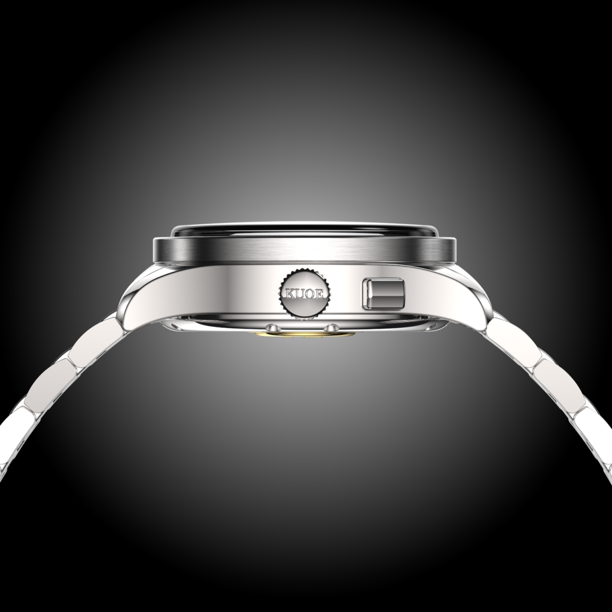 KUOE Royal Smith 90-010 automatic grainy dial Miyota 9122 crown