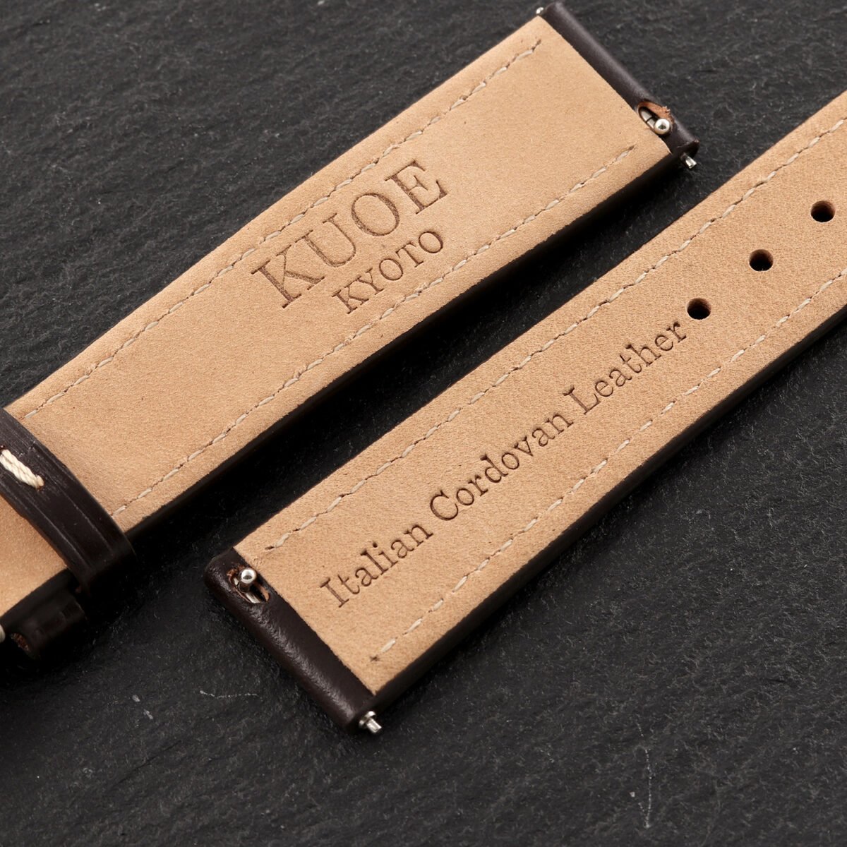 Old Smith 90-007 35mm vintage style automatic watch leather strap