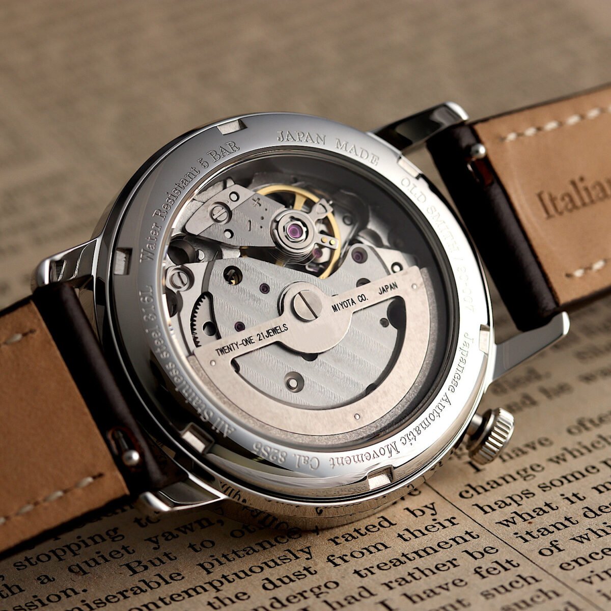 Old Smith 90-007 35mm vintage style automatic watch miyota caliber