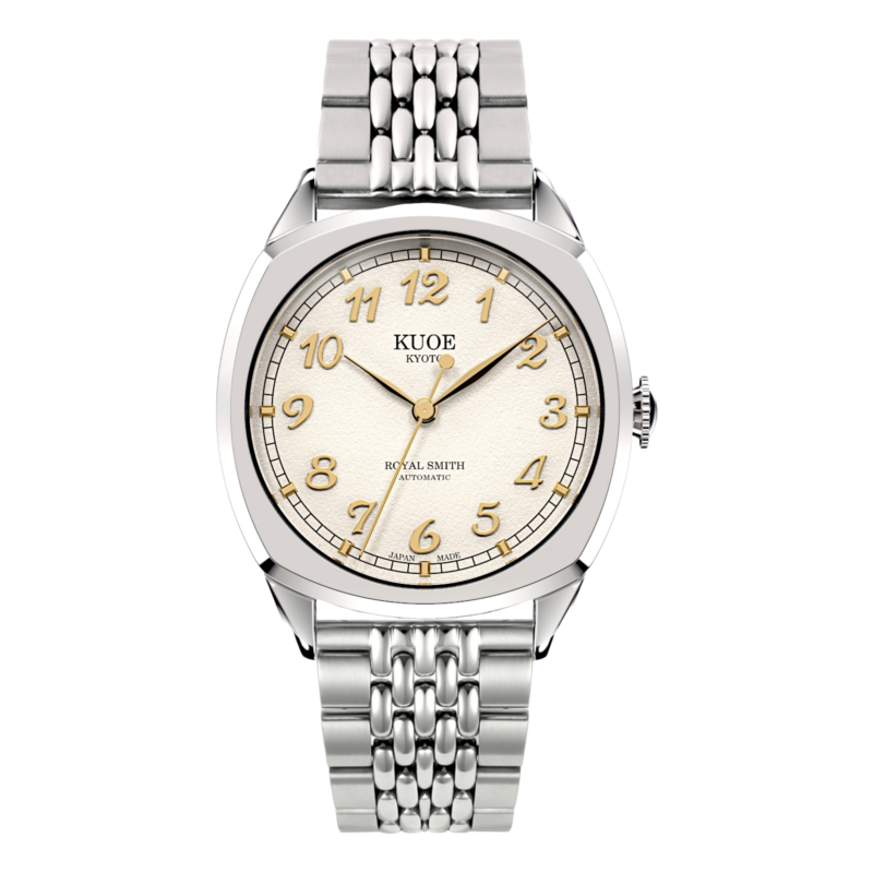 ROYAL SMITH 90-008 Silver / Gold with Stainless Steel Bracelet