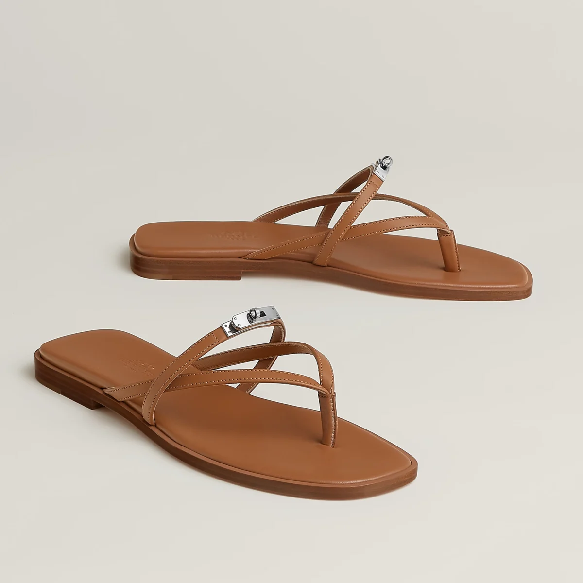 Hermès Miss Sandal – Naturel Calfskin Lüks Kadın Sandalet