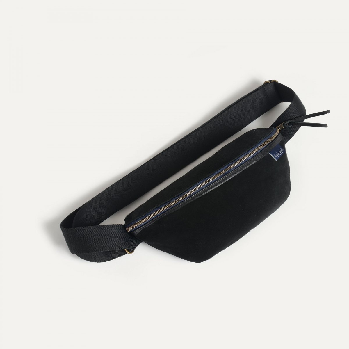 Alternative view of Bleu de Chauffe - New Beat Belt bag / Suede (Black)