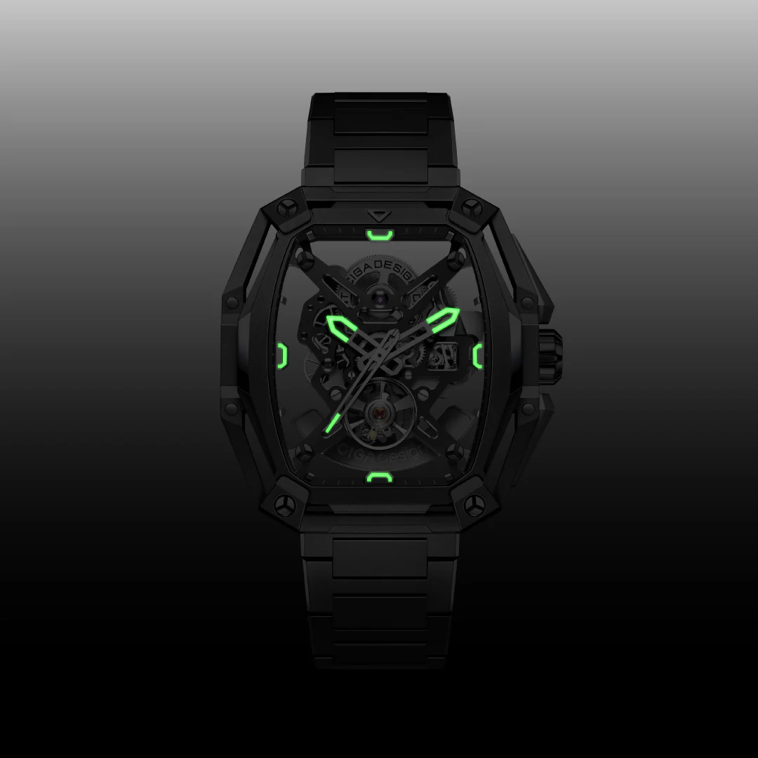 Alternative view of CIGA Design Automatic Skeleton Watch · Hunter