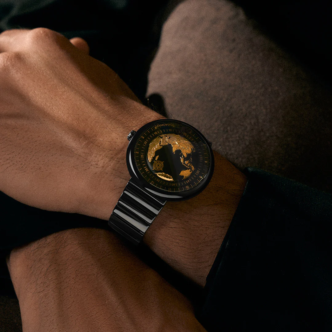 Alternative view of CIGA design Mechanical Watch Blue Planet II · Gilded Age