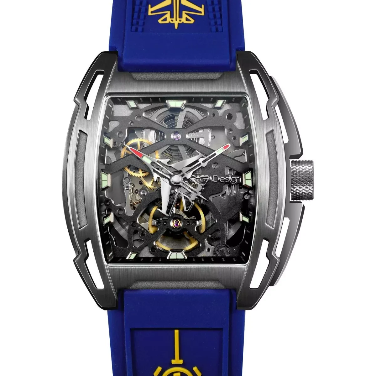 Alternative view of CIGA design Automatic Skeleton Watch · Edge Aircraft Carrier Limited Edition