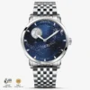 Agelocer Astronomer Automatic Mechanical Galaxy Moonphase Çelik Erkek Kol Saati