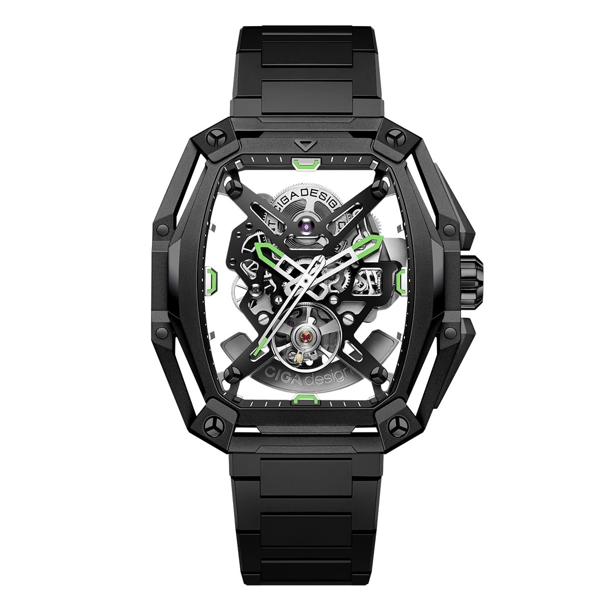 CIGA Design Automatic Skeleton Watch · Hunter