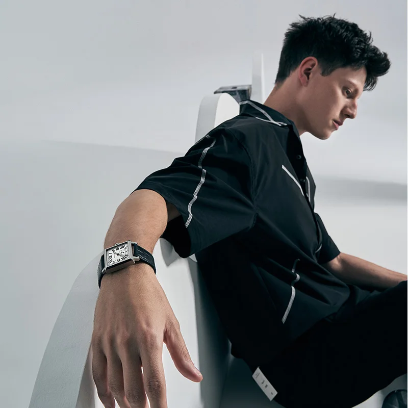 Alternative view of Agelocer Codex Men's Square Automatic Mechanical