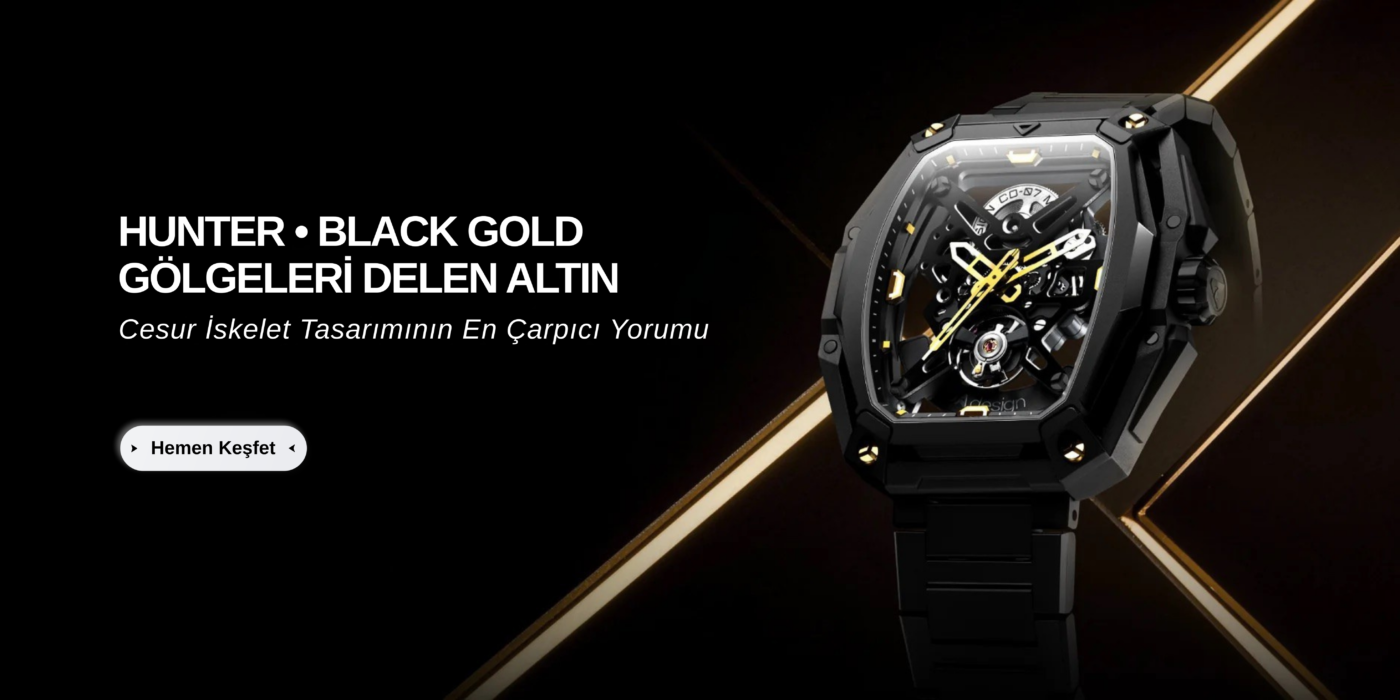 CIGA design Hunter Black Gold Banner