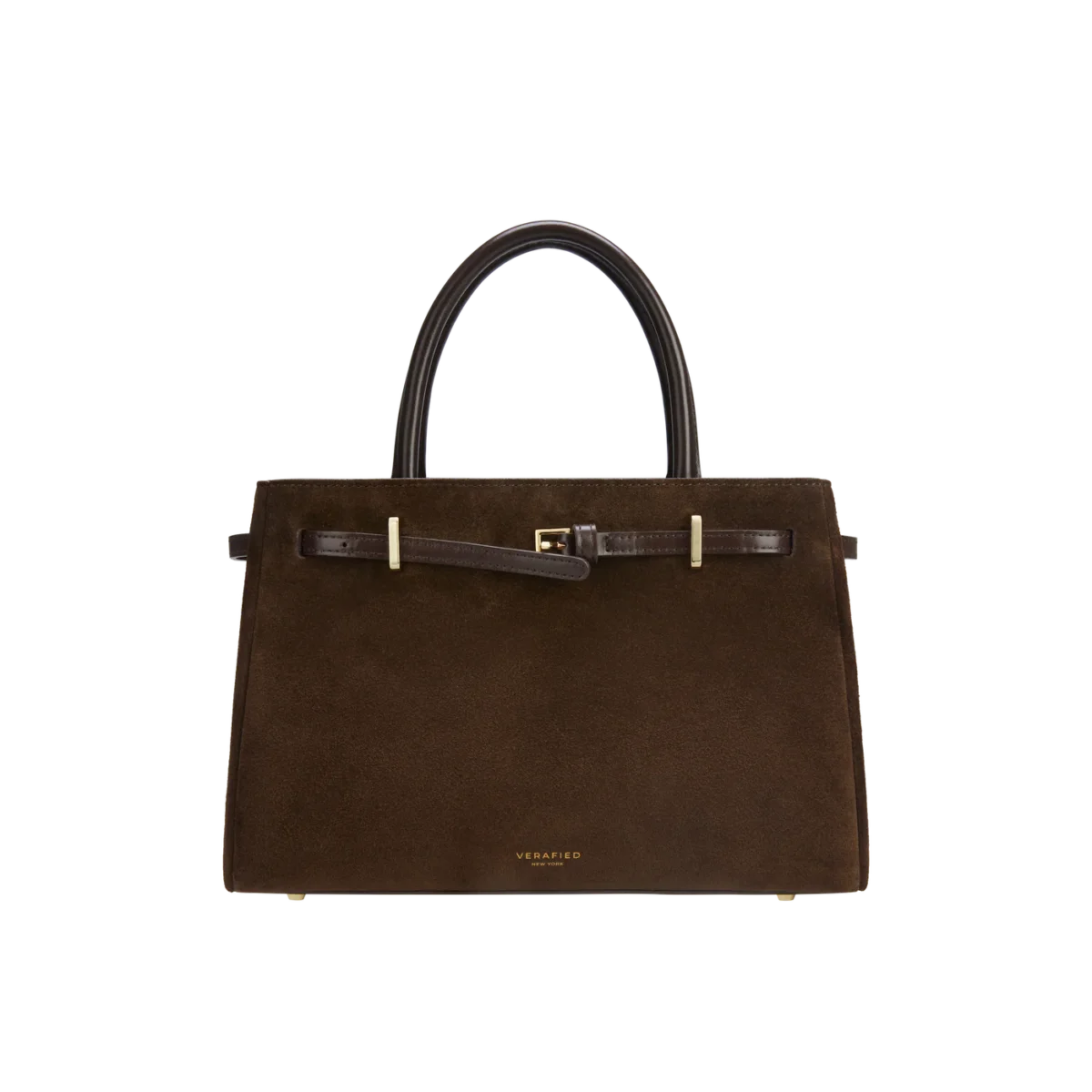 Alternative view of Verafied Espresso Suede Book Tote Bag 25