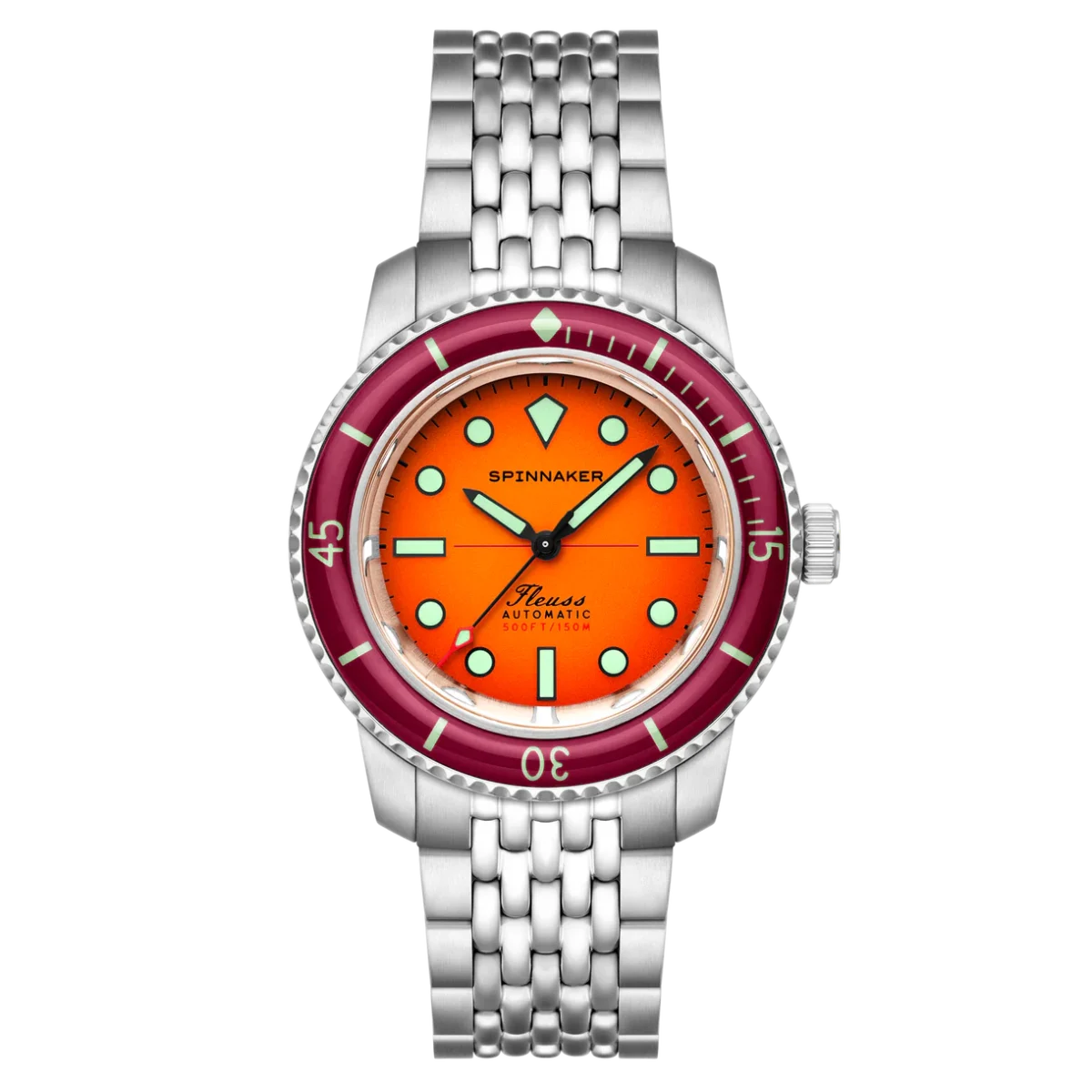 Spinnaker Fleuss 40 Automatic Sunset Amber Erkek Kol Saati