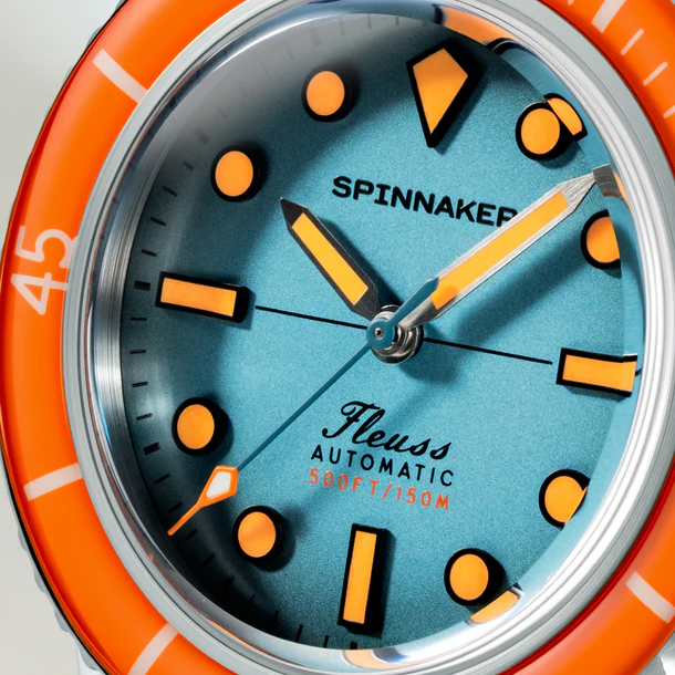 Alternative view of Spinnaker Fleuss 40 Automatic Teal Mirage
