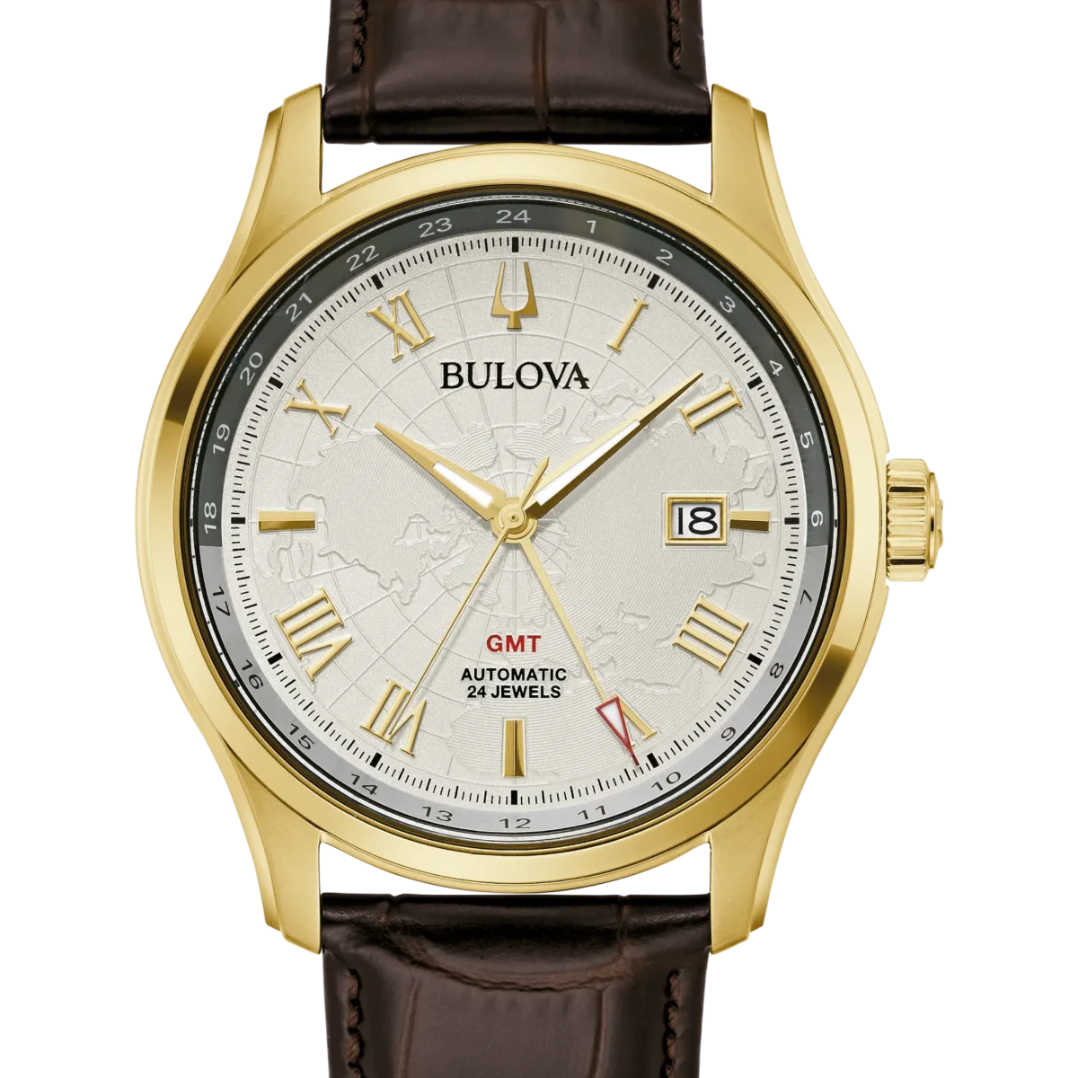 bulova-97b210-gmt-automatic-world-map-dial-leather-strap-watch
