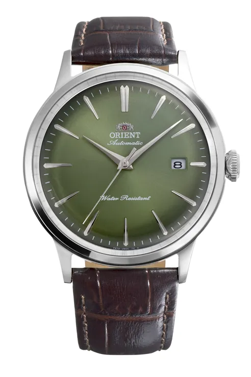 orient-classic-bambino-ra-ac0029e-automatic-green-dial-steel-bracelet-watch