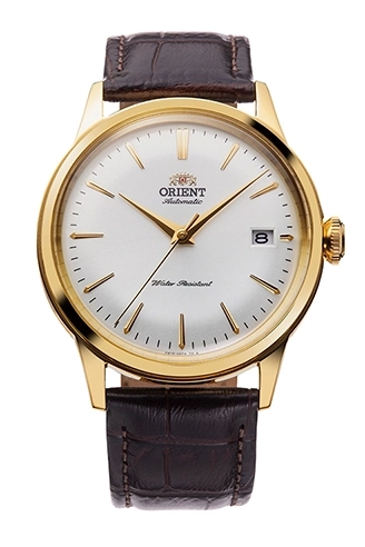 orient-classic-bambino-38-ra-ac0m01s-automatic-white-dial-gold-hands-leather-watch
