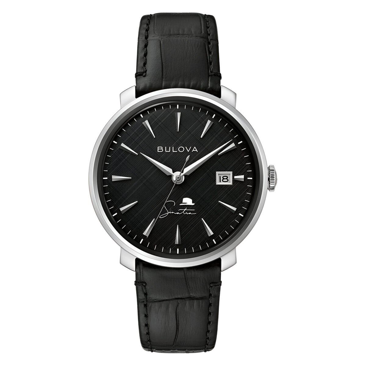 bulova-96b360-frank-sinatra-edition-automatic-fedora-dial-leather-strap-watch