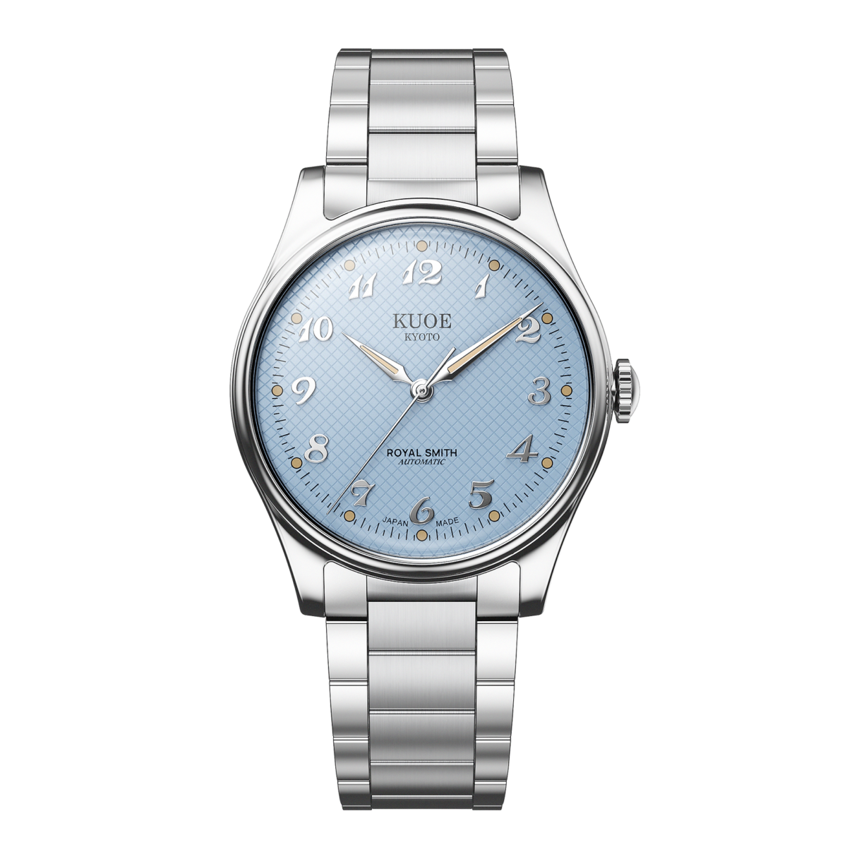 kuoe-royal-smith-90-006-rs90006bg-sv-bl-bs2-breguet-numerals-silver-case-blue-dial-automatic-men-watch