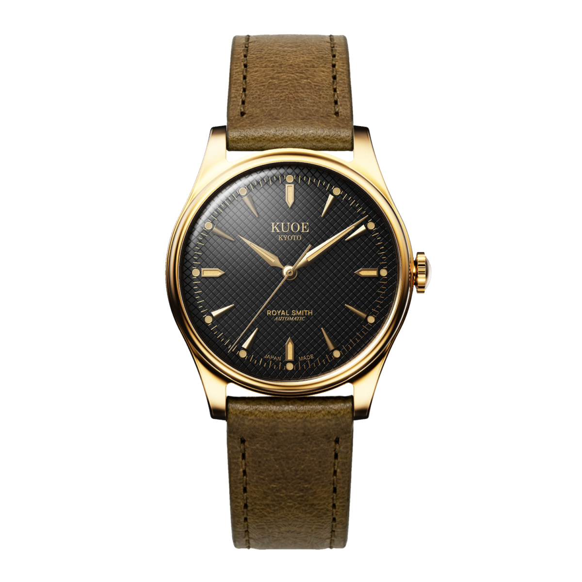 kuoe-royal-smith-rs90006c-gd-bk-it-gold-case-black-dial-automatic-men-watch