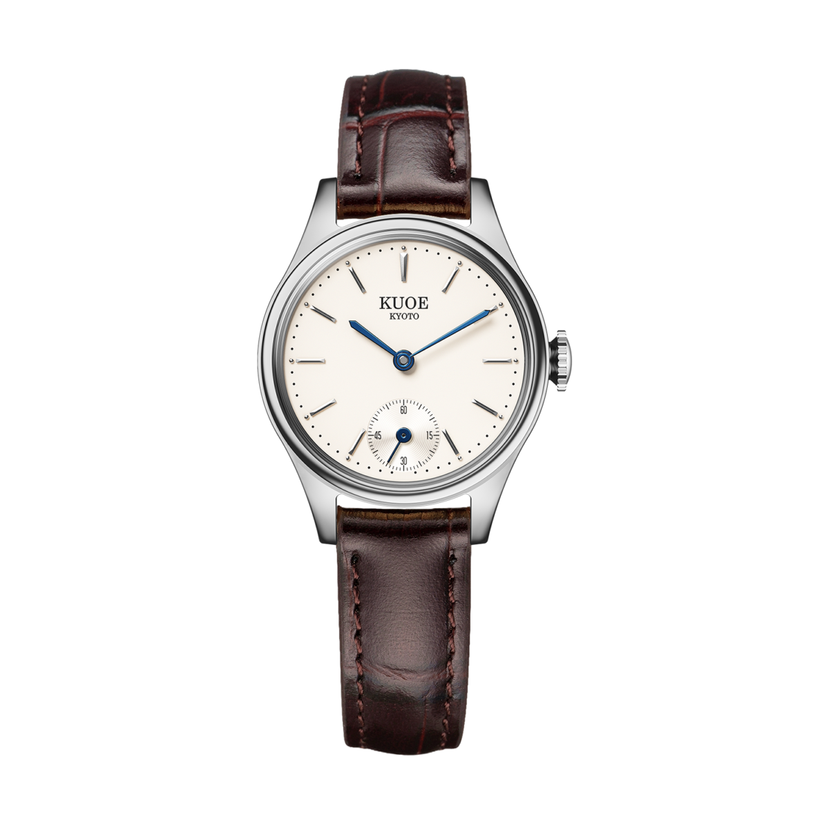 kuoe-holborn-hl90003-sv-bbl-silver-case-blue-hands-women-watch