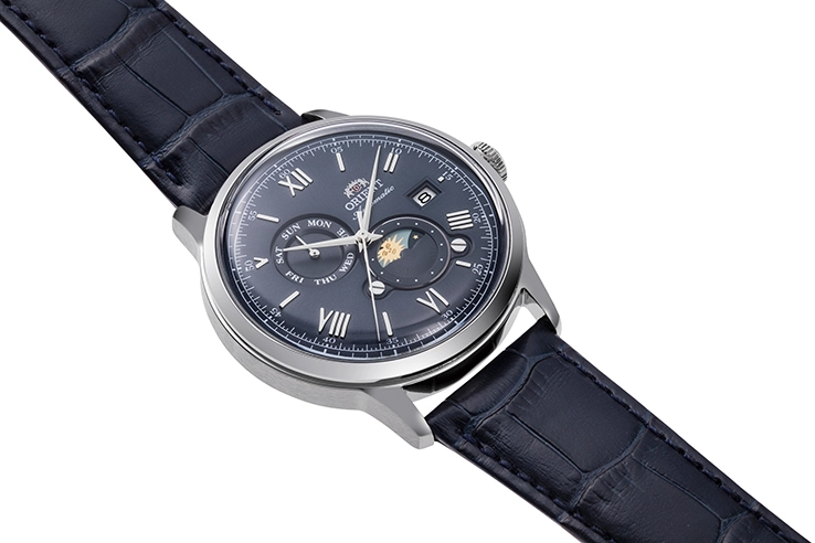 Alternative view of Orient Sun & Moon RA-AK0806L Lacivert Kadran Otomatik Erkek Kol Saati