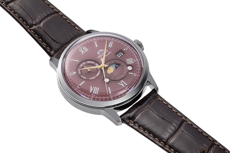 Alternative view of Orient Sun & Moon RA-AK0807R Bordo Kadran Otomatik Erkek Kol Saati