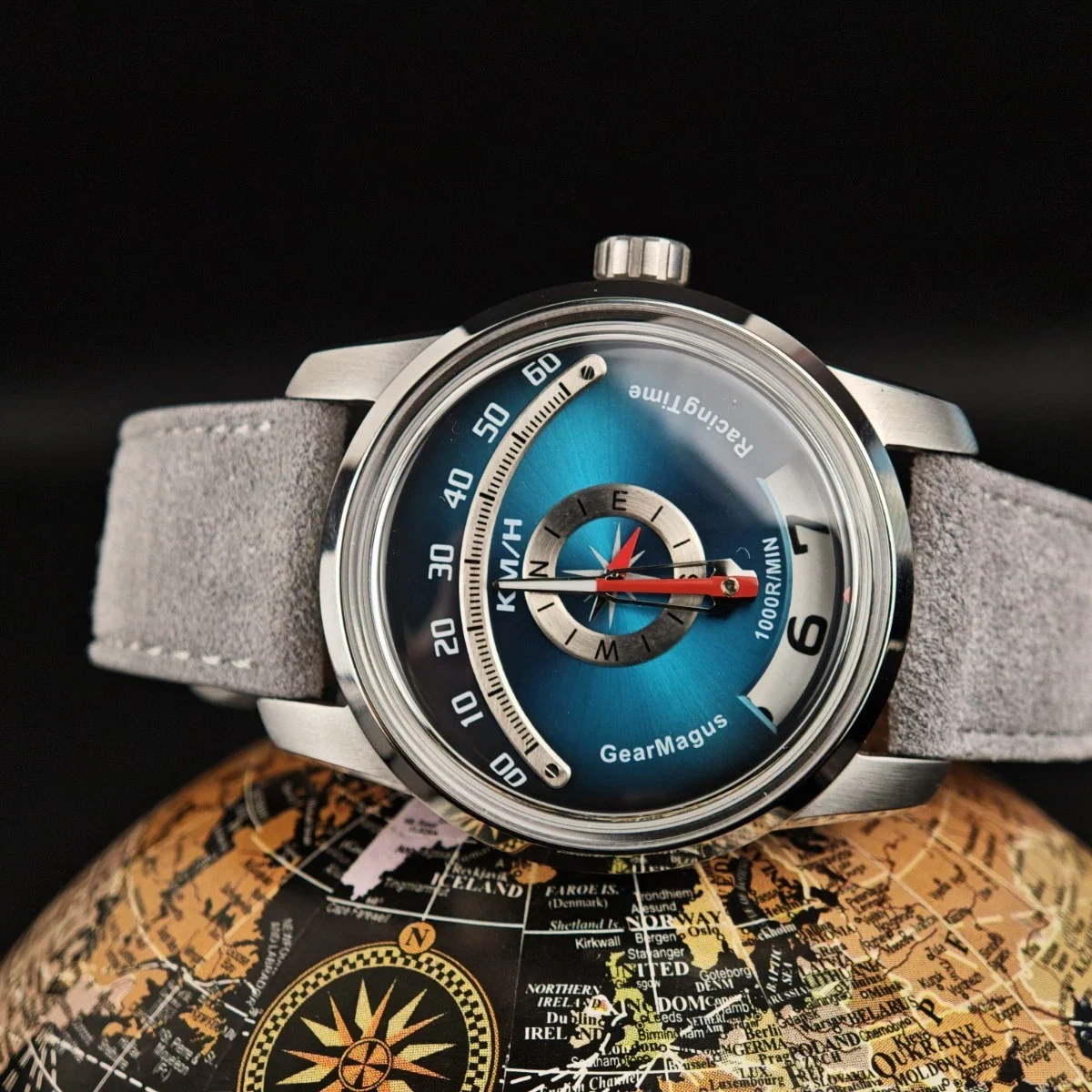 Alternative view of Gear Magus Racing Time Jumping Minute Swiss Sellita SW200 Otomatik Erkek Kol Saati